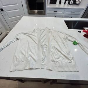 Gap XL white cardigan